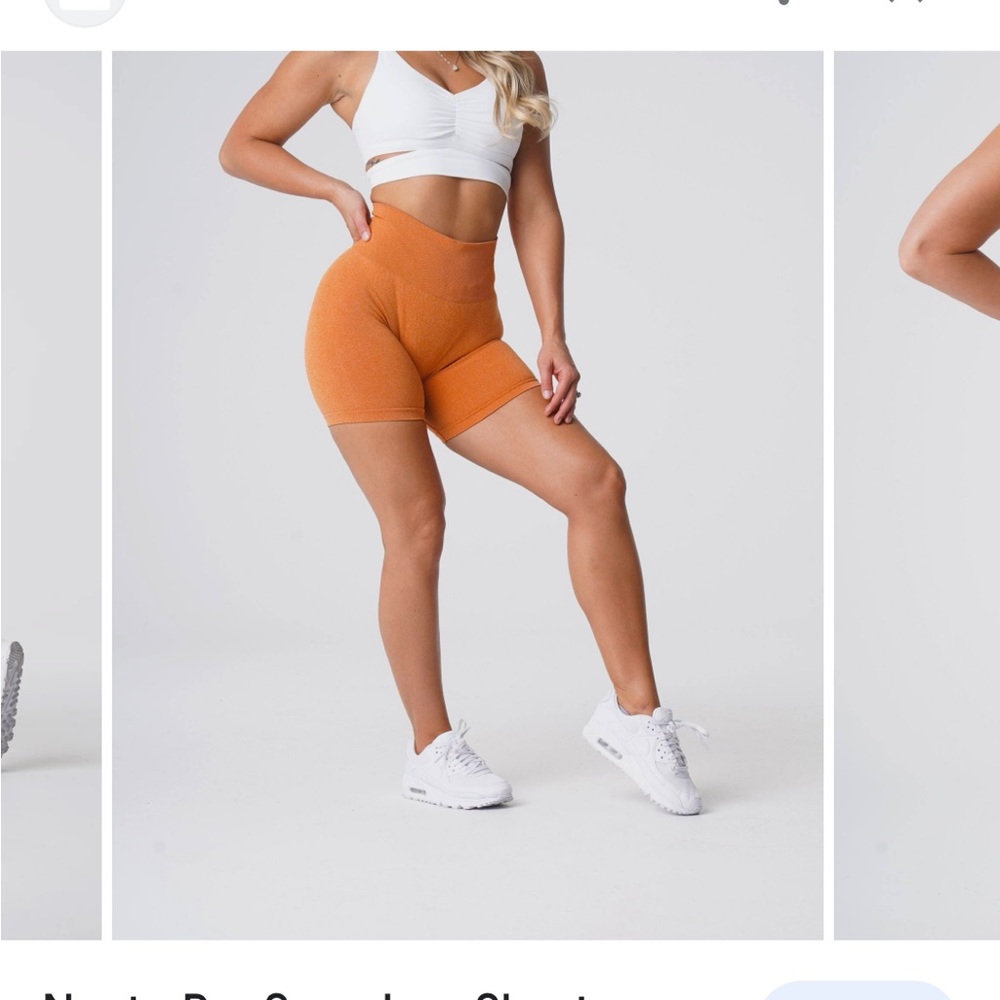 NVTN burnt orange pro shorts